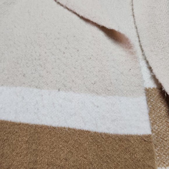 Dress Forum Oversized Hooded Cardigan Cream/Brown - One size - Picture 5 of 6
